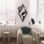 Wallity Escultura de Pared Balon en Negro